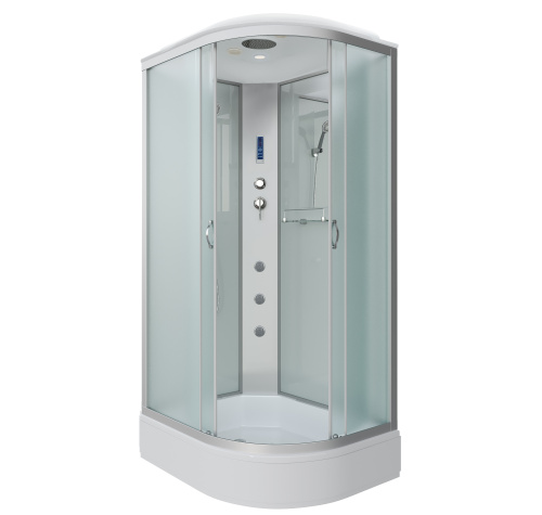 Душевая кабина Niagara Classic 339844LF 90х80 асимметричная с крышей ориентация левая