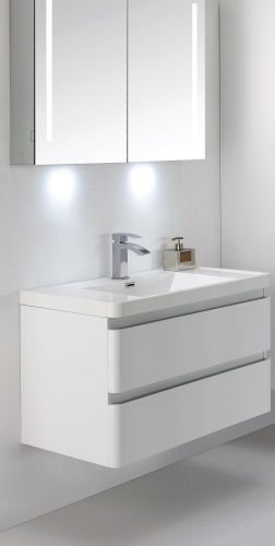 Тумба с раковиной Parly Gucci Gucci120 119,2х47,6х50 подвесная - фото 2