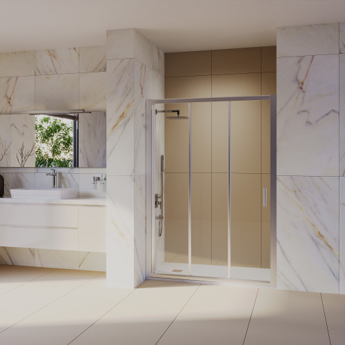 Душевая дверь RGW Classic 410911108-11 80х185 стекло прозрачное профиль хром глянцевый - фото 2