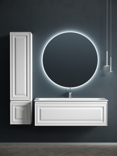 Тумба под раковину Sancos Very VR120W 120х45х41 подвесная цвет белый - фото 3