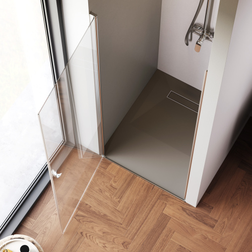 Душевая дверь Am.Pm Sunny W87G-80-1P-MT 80х190 стекло прозрачное профиль хром матовый - фото 4