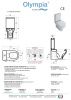 Бачок для унитаза Olympia Clear CLE71PF101
