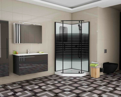 Душевая кабина Grossman Classic GR270D 100х100 трапеция без крыши ориентация универсальная - фото 2