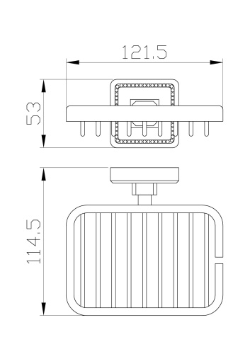 Мыльница с держателем Wonzon & Woghand Roma WW-7224 - фото 2