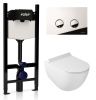 Комплект унитаз с инсталляцией и клавишей смыва Valsir KIT VSCR 7317 Std P4