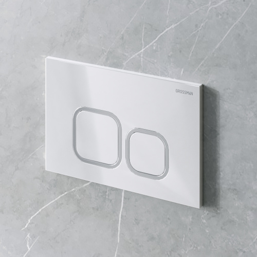Клавиша смыва механическая Grossman Cosmo 700.K31.02.000.000 цвет белый - фото 3