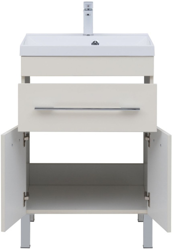 Тумба под раковину Aquanet Верона 00304535 57х47х83 напольная цвет бежевый - фото 4