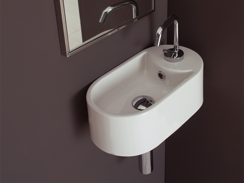 Раковина из санфаянса Scarabeo Seventy 8093/B 41х22 подвесная цвет белый - фото 2