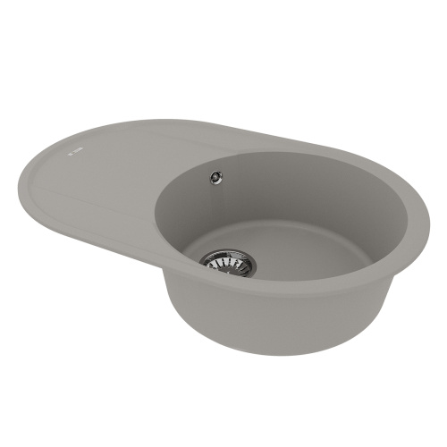 Кухонная мойка LeMark Lacha 760 9910057 76х50 цвет серый поверхность матовая - фото 2