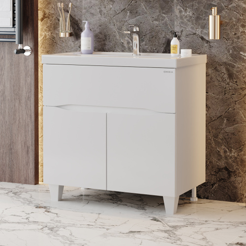 Тумба под раковину Onika Стрим 108059 77х44х68 напольная - фото 2