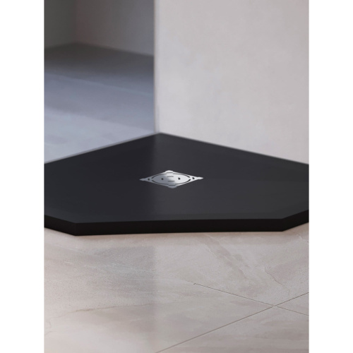 Душевой поддон RGW Stone Tray 16155100-02 100х100 искусственный камень серый без ножек - фото 5