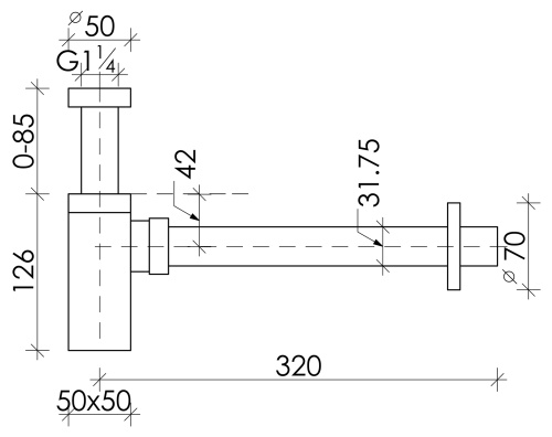 Сифон для раковины Ceramica Nova 70002CH - фото 5