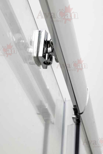 Душевая дверь AvaCan FC2-190MT 210х195 стекло матовое профиль хром глянцевый - фото 5