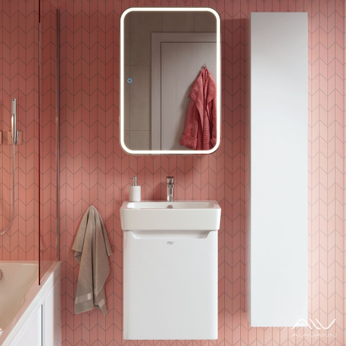 Зеркало-шкаф Alavann Lana ALV0278003 55х15х80 подвесной цвет белый - фото 4