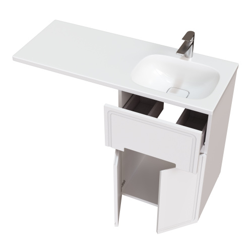 Тумба под раковину Taliente Olejo TA-MBO-60NR-blanco 55х48х88 напольная - фото 2