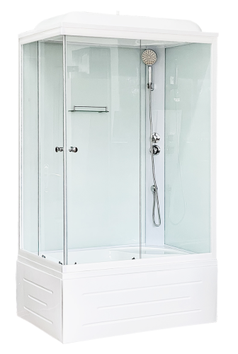 Душевая кабина Royal Bath ВР RB8120BP5-WT-R 120х80 прямоугольная с крышей ориентация правая