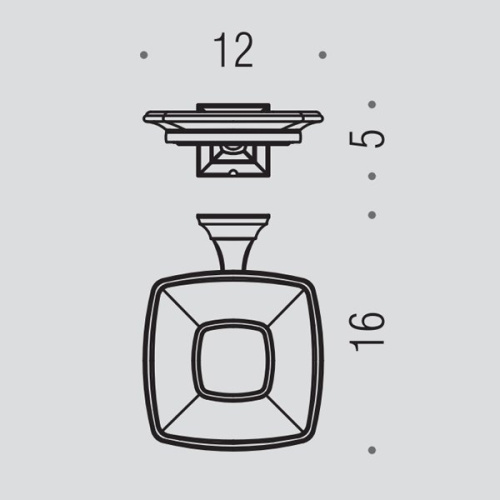 Мыльница Colombo Portofino B3201.CR-VAN - фото 2