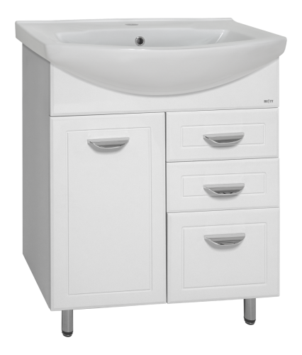 Тумба под раковину Misty Дрея Э-Дре01065-01К2Я 62х31х70 напольная - фото 2