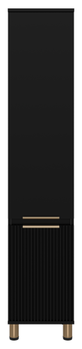 Шкаф-пенал Brevita Enfida ENF-05035-020L 35х34х165 напольный/подвесной цвет черный - фото 2
