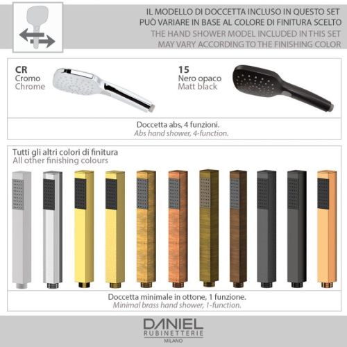 Смеситель для ванны Daniel Reflex RX610-NP настенный зачищенный никель - фото 3