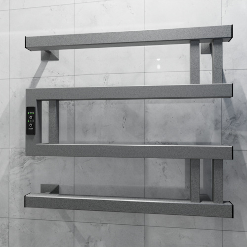 Полотенцесушитель Altasan МонакоПроф МонакоПроф4050Г подвесной 50х43 электрический графит - фото 5