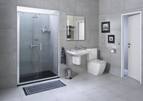 Раковина из сантехнического фарфора Jika Cubito 8104220001049 42х55 подвесная цвет белый - фото 5