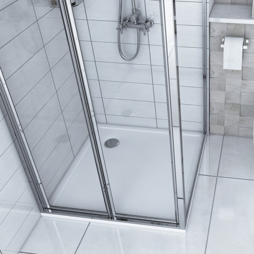 Душевой поддон Aquaton Калифорния 1A713536CA010 90х90 литьевой мрамор белый - фото 3