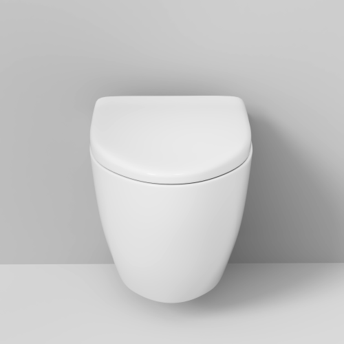 Унитаз подвесной Grossman Санфаянс GR-4451S белый глянцевый с сиденьем микролифт безободковый каскадный смыв - фото 2