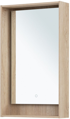 Зеркало в ванную Aquanet Милан 00336402 50х83 цвет светлое дерево - фото 3