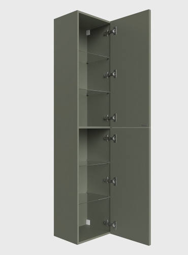 Шкаф-пенал Allen Brau Eclipse 2.0 1.E1005.CGM 2.0 40х32х180 подвесной цвет зеленый/серый - фото 2