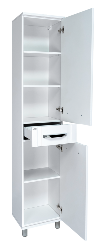 Шкаф-пенал Misty Терра П-Тер0504001-1ЯП 40х33х190 напольный цвет белый - фото 2