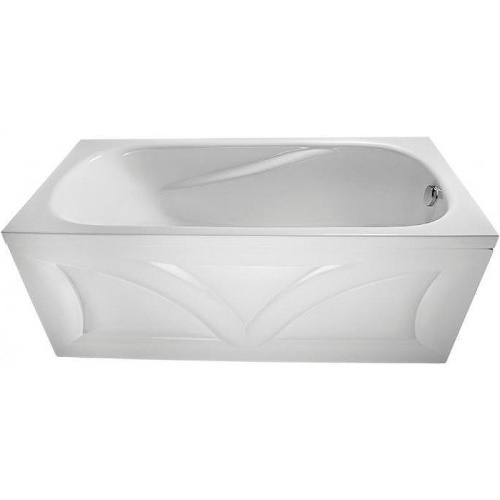 Ванна акриловая 1MarKa CLASSIC 01кл1670 А 160х70 пристенная прямоугольная без ножек и каркаса - фото 2