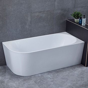 Ванна акриловая Vincea VBT-402-1700R 170х80 пристенная овальная