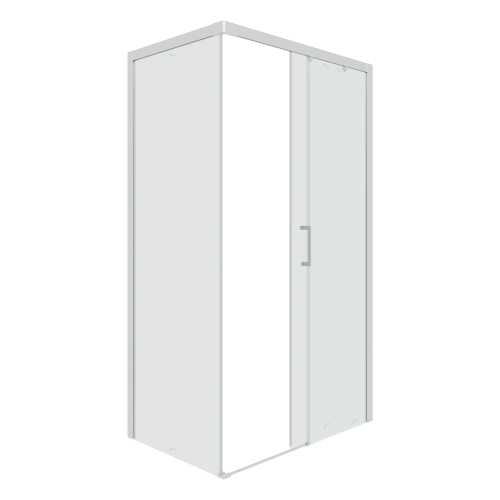 Душевой уголок Cerutti SPA VITO110-R 110х80 стекло прозрачное профиль хром глянцевый без поддона - фото 3