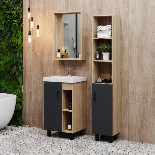 Тумба под раковину Onika Тимбер 105035 47х40х68 напольная - фото 5