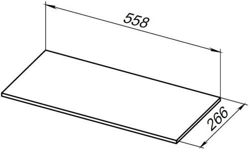 Полка для стеллажа Allen Brau Liberty 1.33010.GR-S