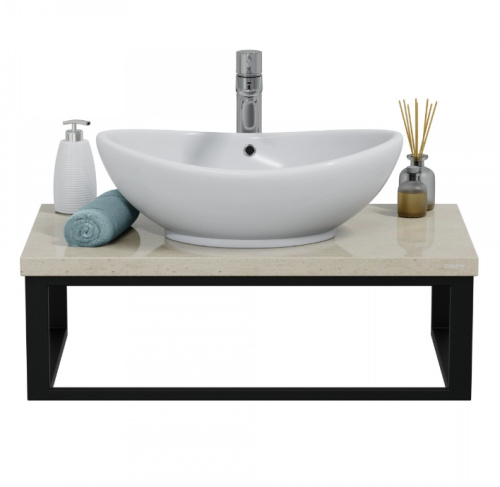 Столешница СанТа 900150 81х45 подвесная цвет лейси - фото 3