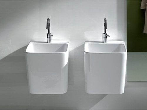 Раковина из санфаянса Hatria G-FULL YXJG01 48х40 подвесная цвет белый - фото 2