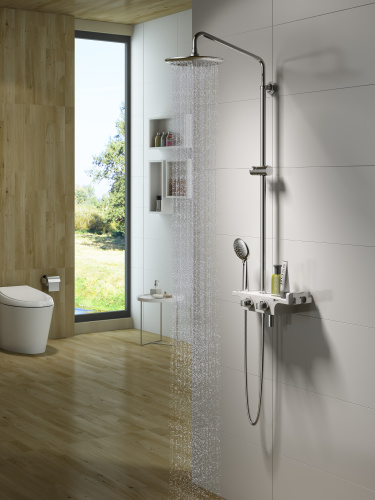 Душевая стойка LeMark Tropic LM7008C настенная - фото 2