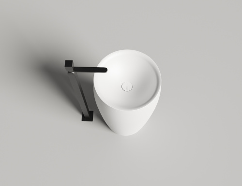 Раковина из литьевого мрамора Salini ALDA 130311GF 47х47 напольная цвет мультиколор - фото 4