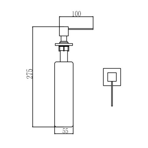 Дозатор для жидкого мыла Savol S-ZY002 - фото 3