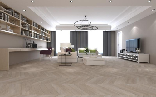 SPC ламинат Damy Floor CHEVRON DF02-Ch Пале-Рояль толщина 0.5 см 43 класс 600х127 - фото 5