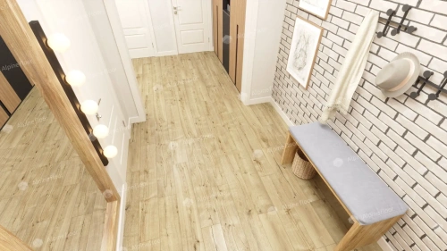 Ламинат Alpine Floor Aqua Life LF103-06 Дуб Эмпуриабрава толщина 0.8 см 33 класс 1285х192 - фото 5