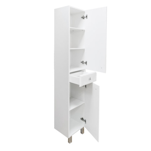 Шкаф-пенал Comforty Сочи 00004136987CF 35х32х190 подвесной цвет белый - фото 4