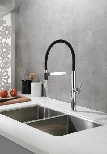 Смеситель для кухни Paulmark LEADER Le214101-CR на раковину хром - фото 5