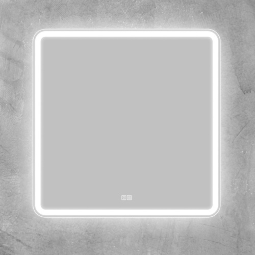 Зеркало в ванную BelBagno Marino SPC-MAR-800-800-LED-TCH-WARM 80х80 - фото 3