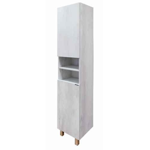 Шкаф-пенал Comforty Верона 00004142368CF 35х32х190 напольный цвет дуб белый - фото 4