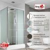 Душевая кабина AvaCan KD KD2912 120х90 прямоугольная с крышей ориентация универсальная