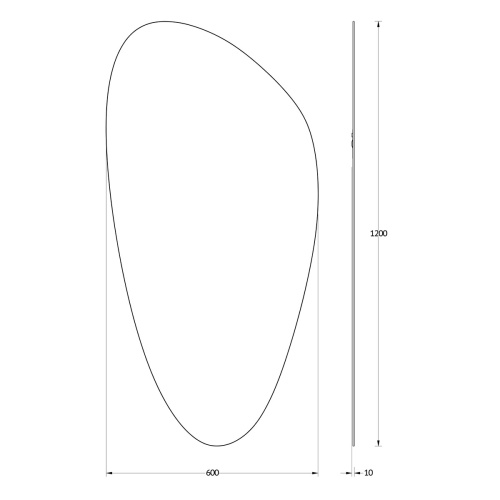 Зеркало в ванную Evoform Primary BY 0119 60х120 - фото 2