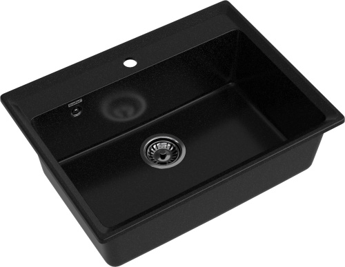 Кухонная мойка Granfest Level LV-660 черный 66х50 цвет черный поверхность матовая - фото 2